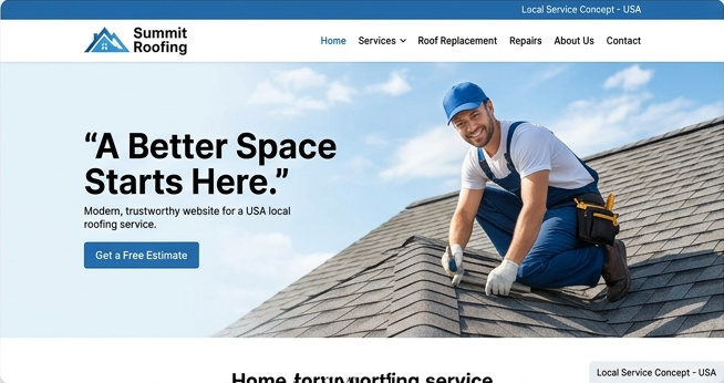 Roofing project preview